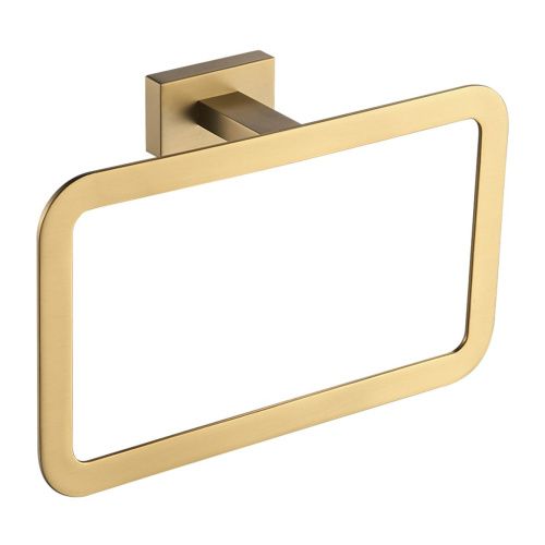 Кольцевой полотенцедержатель SHEVANIK SG5606G золото матовое