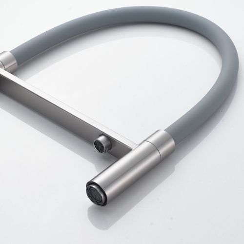 Смеситель для кухни Shevanik S178L с подключением фильтра питьевой воды, сатин