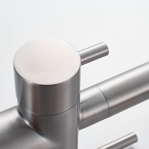 Смеситель для кухни Shevanik S178L с подключением фильтра питьевой воды, сатин