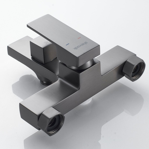 Смеситель для ванны Shevanik S9602T оружейная сталь