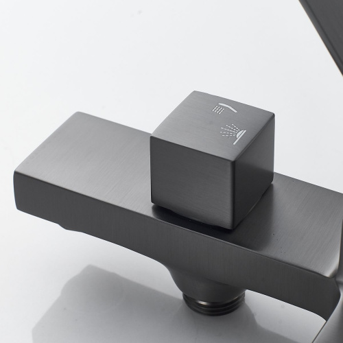 Смеситель для ванны Shevanik S9602T оружейная сталь