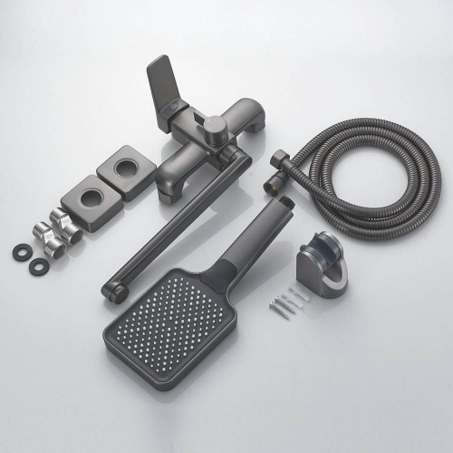 Смеситель для ванны Shevanik S9902T оружейная сталь