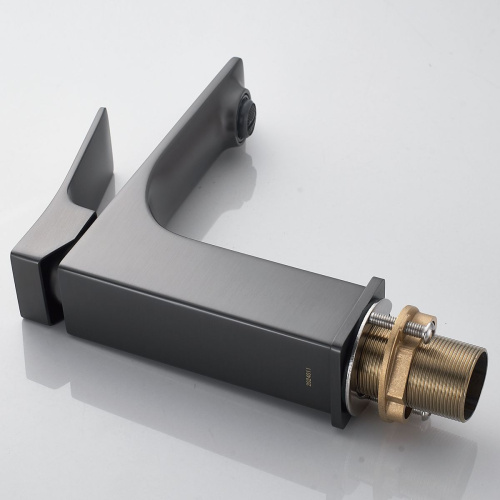 Смеситель для раковины Shevanik S6101T оружейная сталь