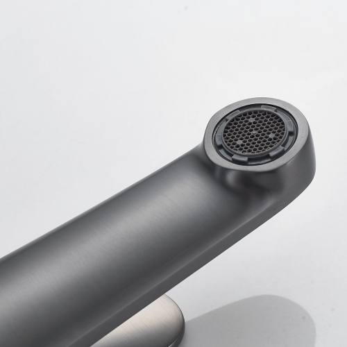 Смеситель для раковины SHEVANIK S6201T оружейная сталь