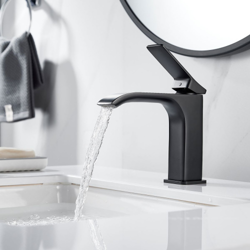 Смеситель для раковины Shevanik S4001H черный