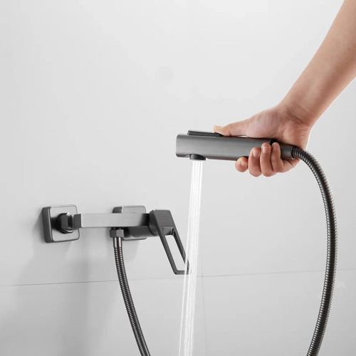 Гигиенический душ SHEVANIK S6805T-1 оружейная сталь