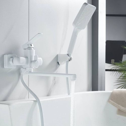 Смеситель для ванны Shevanik S9902C белый