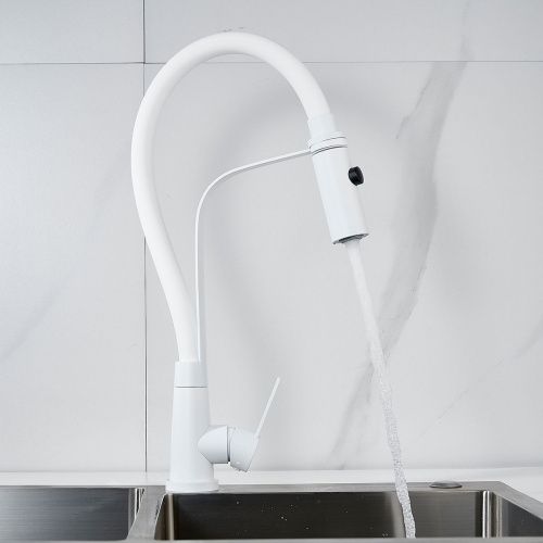 Смеситель для кухни Shevanik S943C-1 белый