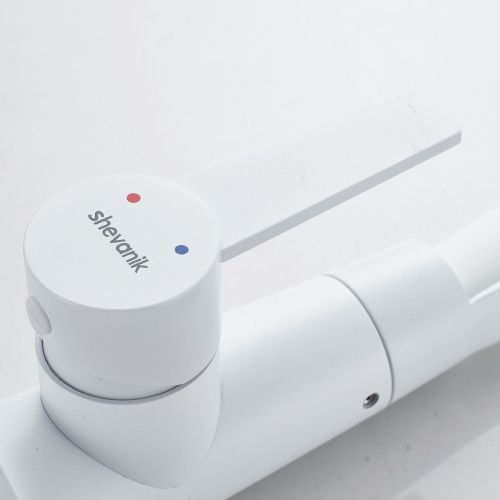 Смеситель для кухни Shevanik S943C-1 белый