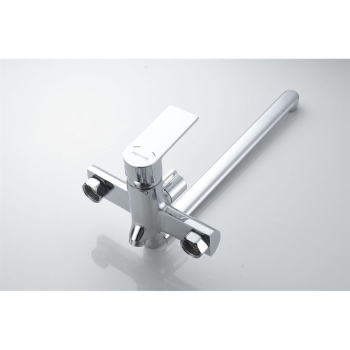 Смеситель для ванны Knotlor ERGOFIT KN-33 с длинным изливом, хром