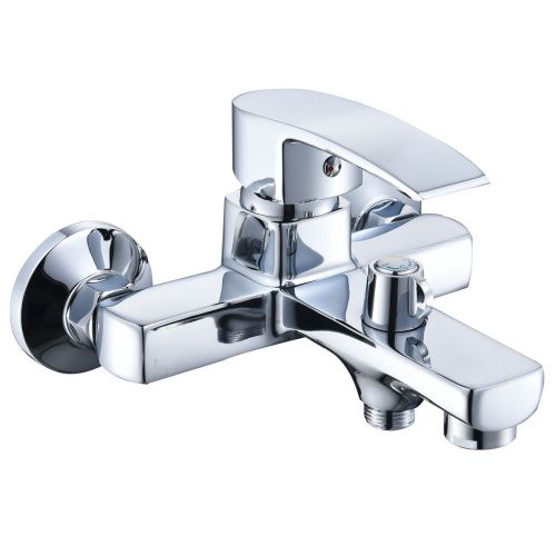Смеситель для ванны Ammore A3009 с коротки м изливом, хром