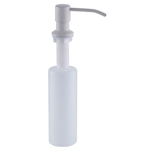 Дозатор для кухонной мойки врезной FASHUN A403-20A светло-песочный из нержавеющей стали, 300 мл механический