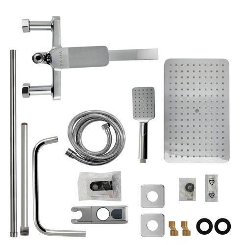 Душевая стойка со смесителем Fabia 9675 с длинным изливом