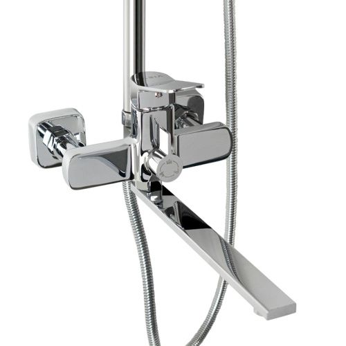 Душевая стойка со смесителем Fabia 9675 с длинным изливом