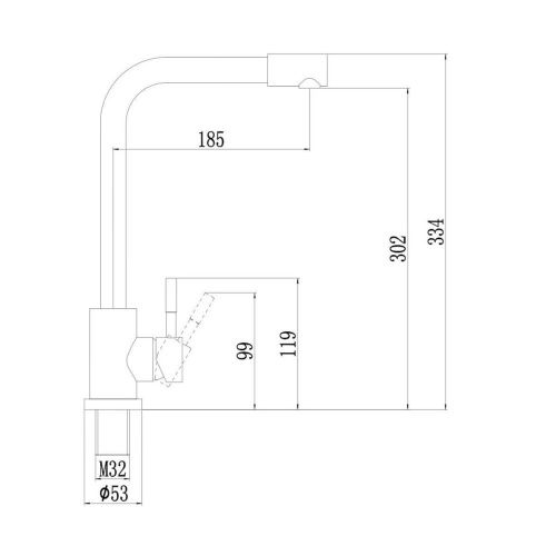 Смеситель Fmark FS8233Q графит