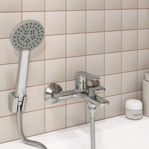 Смеситель для ванны GROSS AQUA Scandi 2550545C короткий излив