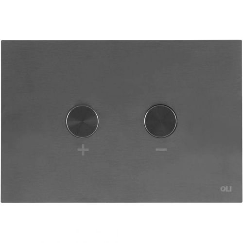 Кнопка пневматическая двойная OLI BLINK Gun Metal 882567 металл