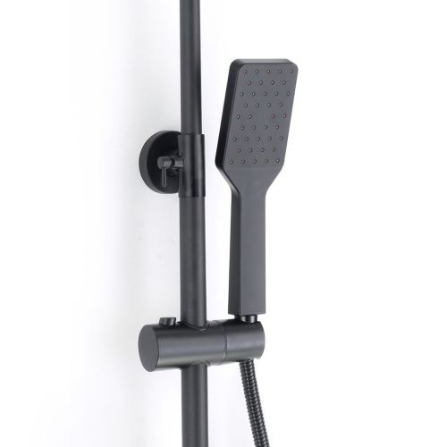 Душевая система D-Lin D10A05 с гигиеническим душем, латунь, черный