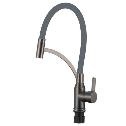 Смеситель для кухонной мойки Fmark FS8244Q-04 графит