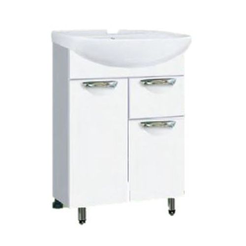 Тумба напольная AGATA Никас 60 АТ60-198, 1 ящик с раковиной Эрика 60