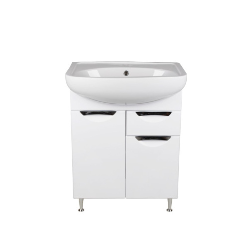 Тумба напольная AGATA Никас 60 АТ60-198, 1 ящик с раковиной Эрика 60