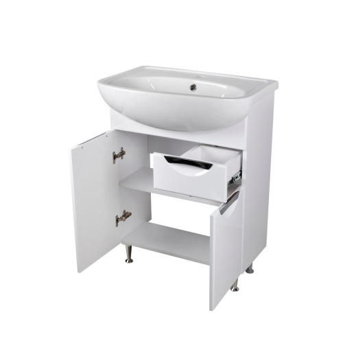 Тумба напольная AGATA Никас 60 АТ60-198, 1 ящик с раковиной Эрика 60