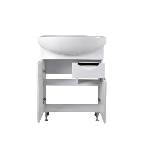 Тумба напольная AGATA Никас 60 АТ60-198, 1 ящик с раковиной Эрика 60