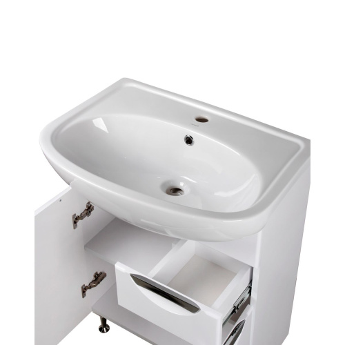 Тумба напольная AGATA Никас 60 АТ60-198, 1 ящик с раковиной Эрика 60