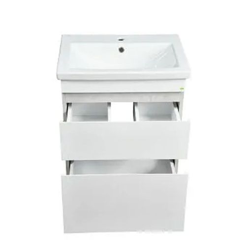 Тумба напольная AGATA Корсика 70 АТ70-699 Слейт 2 ящика с раковиной Como 70