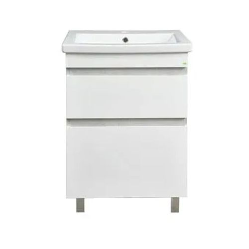 Тумба напольная AGATA Корсика 70 АТ70-699 Слейт 2 ящика с раковиной Como 70