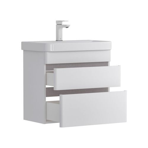 Тумба для ванны подвесная EQUIL Soldi Sf 70.2Y tpSOLDI70.2Y-04 с раковиной Nice 70 9595-70