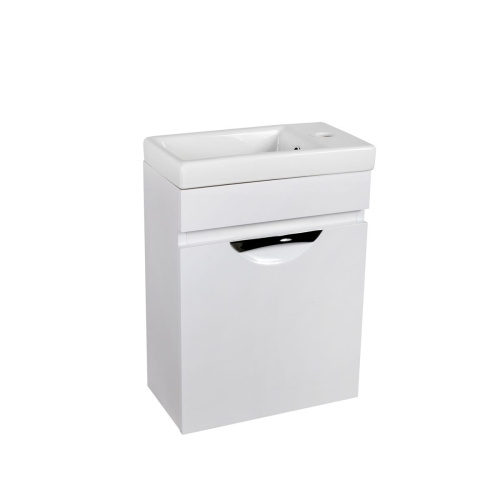 Тумба подвесная AGATA Никас 40 АТ40-637 с раковиной Como 40 S-UM-COM40/1-w