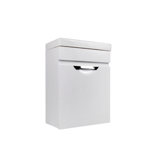 Тумба подвесная AGATA Никас 40 АТ40-637 с раковиной Como 40 S-UM-COM40/1-w