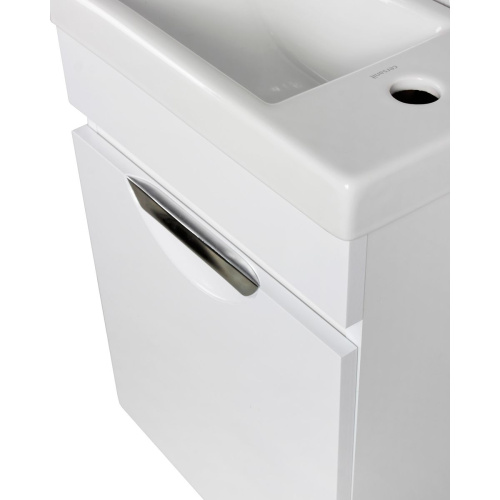 Тумба подвесная AGATA Никас 40 АТ40-637 с раковиной Como 40 S-UM-COM40/1-w