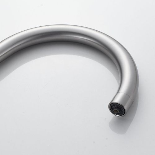 Смеситель для кухни Shevanik S128L с подключением фильтра питьевой воды, сатин