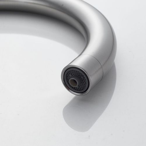 Смеситель для кухни Shevanik S128L с подключением фильтра питьевой воды, сатин