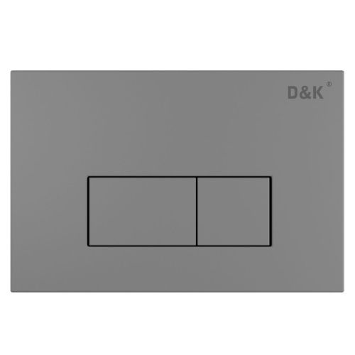 Кнопка механическая двойная D&K Rhein DB1499006 графит (для инсталляции DI8050127)