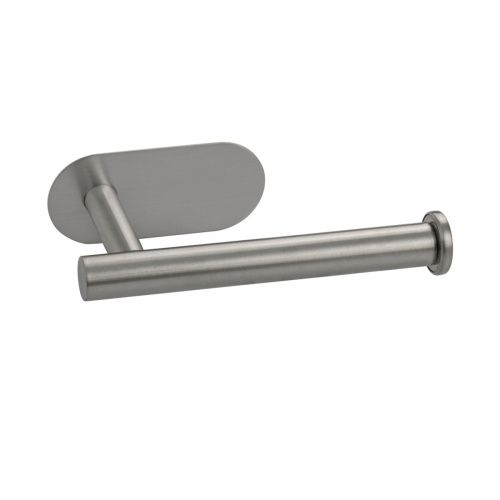 Держатель для туалетной бумаги BRIMIX 79913 на самоклейке, из нержавеющей стали, сатин