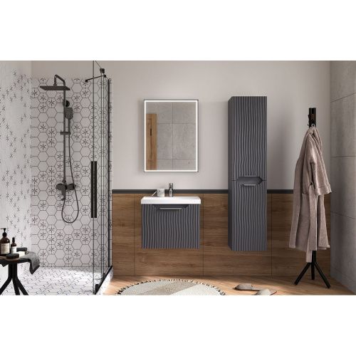 Тумба подвесная Mirage 60.1Y tpMIRAGE60.1Y-07 + Органайзер OrgMirage60-16 с раковиной Prime 60 78857