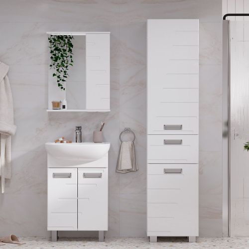 Шкаф зеркальный VOLNA Joli 50 zsJOLI50.R-01 Правый