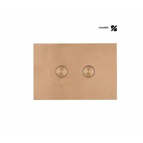 Кнопка пневматическая двойная BLINK, сталь, бронза, антиванд. OLI 878782/887610