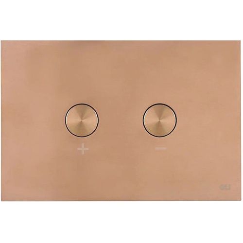 Кнопка пневматическая двойная BLINK, сталь, бронза, антиванд. OLI 878782/887610