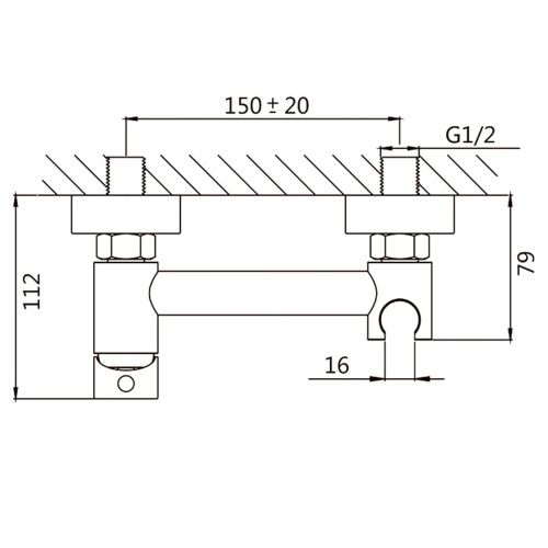 Гигиенический душ Shevanik S107T оружейная сталь