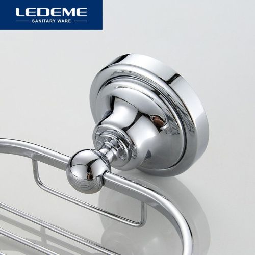 Мыльница LEDEME L1402-2 металлическая настенная глубокая