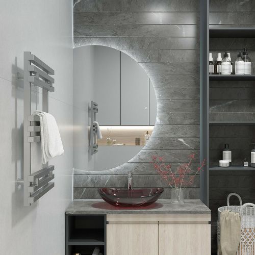 Зеркало Jill LED 800х1200 ЗЛП3537 c сенсором, реверсивное крепление