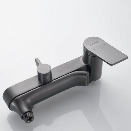 Душевая система Shevanik S4136T оружейная сталь