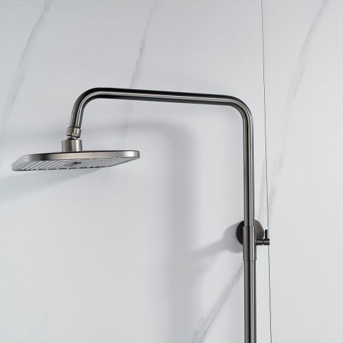Душевая система Shevanik S4136T оружейная сталь