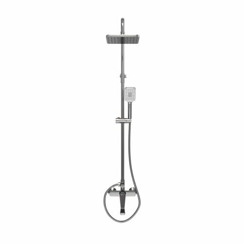 Душевая стойка со смесителем GROSS AQUA Dyno GA9009SMD07C с изливом