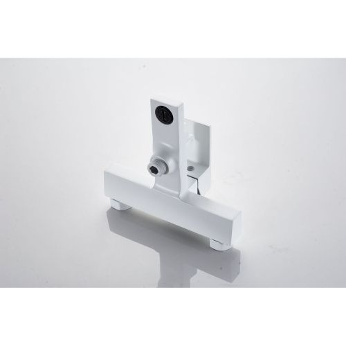 Смеситель для ванны Knotlor Stable KN-22/WY с коротким изливом, белый матовый