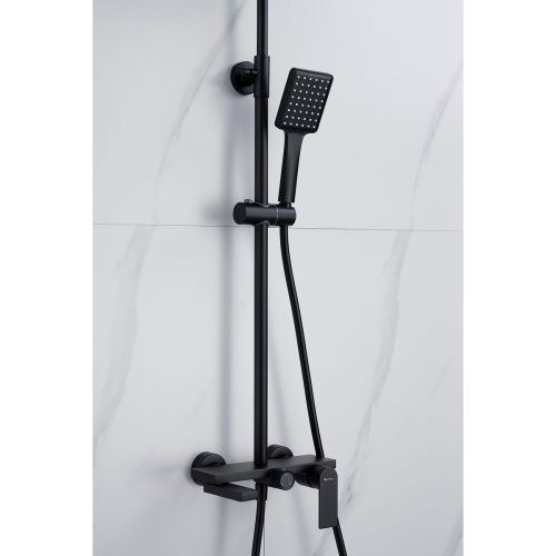 Душевая система Knotlor Vigor KN-72/BL черный